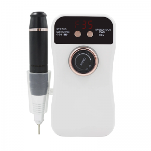 최고의 35000 rpm 네일 드릴 충전식 휴대용 큐티클 전문 네일 파일 전기 전문 훈련